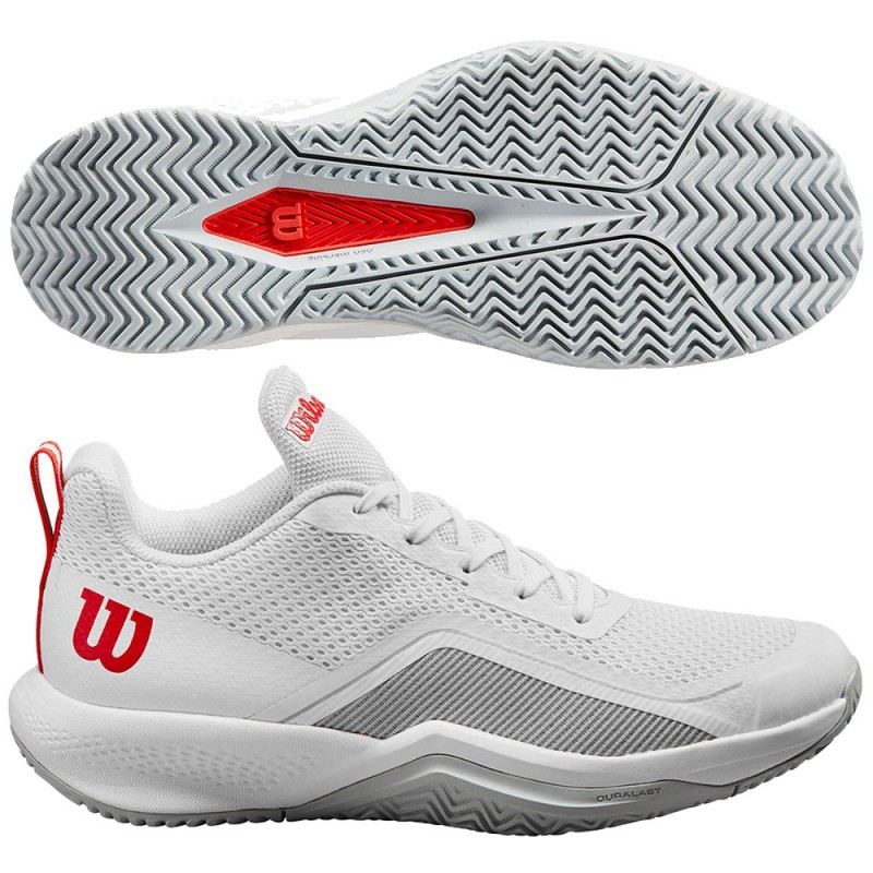 Wilson Rush Pro Lite white pearl blue 2024 padelskor Wilson Rush Pro Lite white pearl blue 2024 padelskor