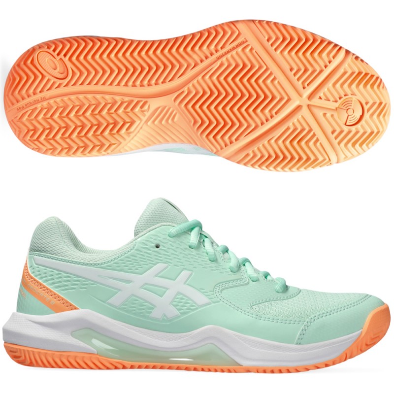 Asics Gel Dedicate 8 Padel mint tint white 2024 padelskor Asics Gel Dedicate 8 Padel mint tint white 2024 padelskor