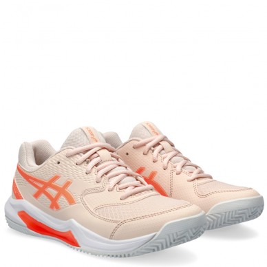 Asics Gel Dedicate 8 Clay pearl pink sun coral 2024 padelskor