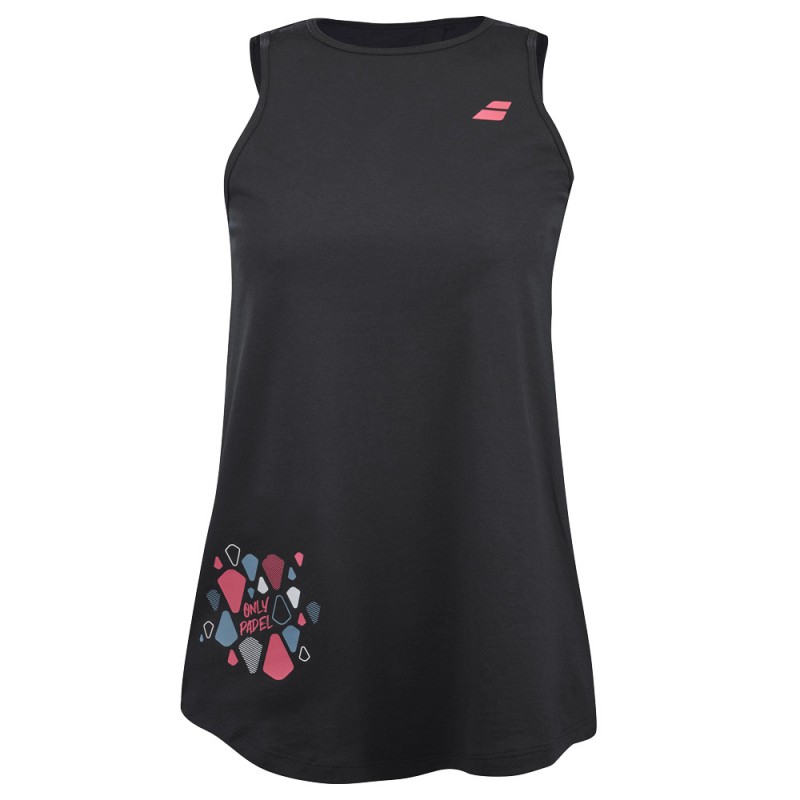 Babolat Cotton Tank women svart t-shirt