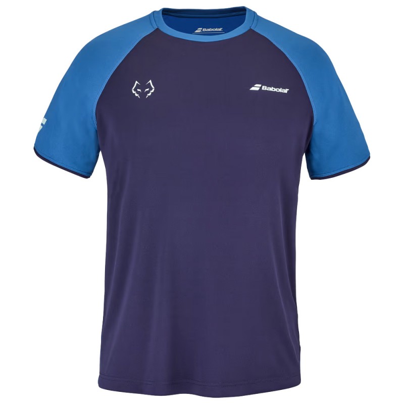 Babolat Crew Neck Tee Lebron blå t-shirt Babolat Crew Neck Tee Lebron blå t-shirt