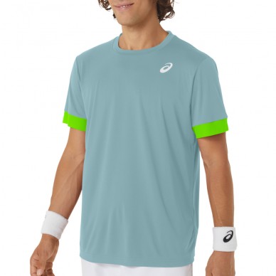 Asics Men Court SS Top turkos toning t-shirt