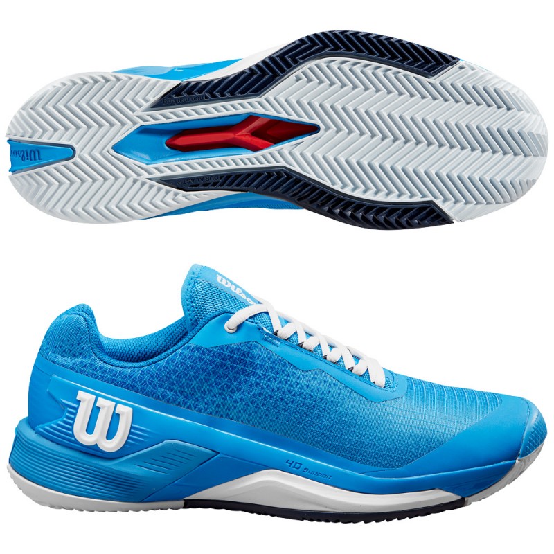 Wilson Rush Pro 4.0 Clay french blå 2024 padelskor Wilson Rush Pro 4.0 Clay french blå 2024 padelskor