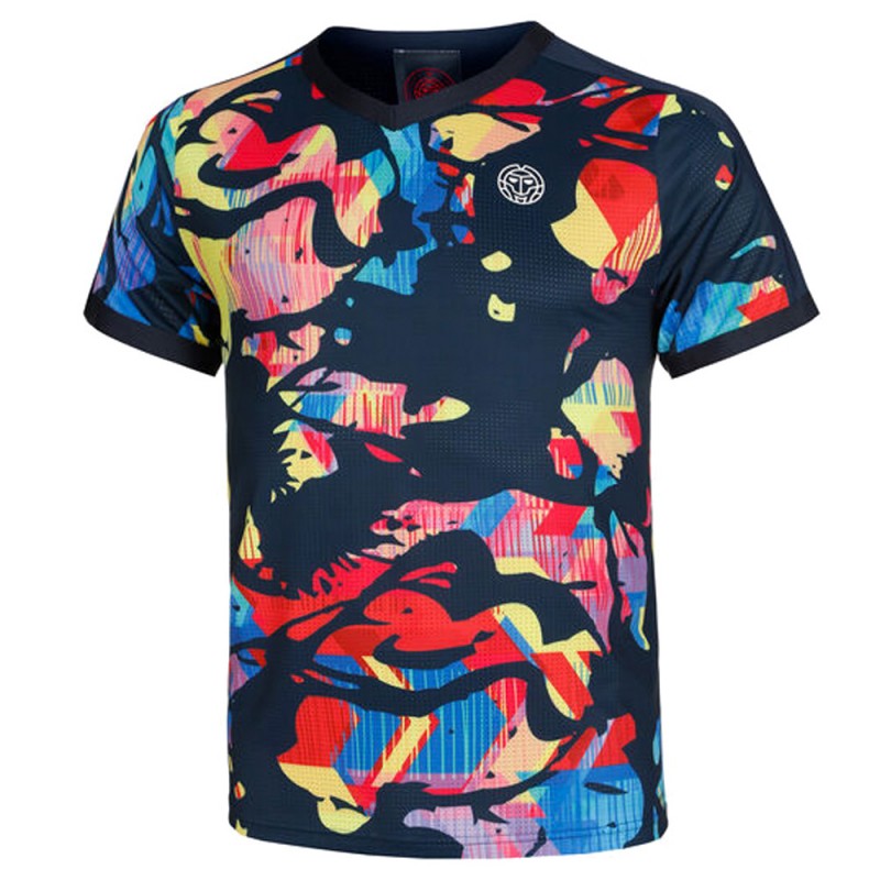 Bidi Badu Wild Arts V-Neck flerfärgad T-shirt Bidi Badu Wild Arts V-Neck flerfärgad T-shirt