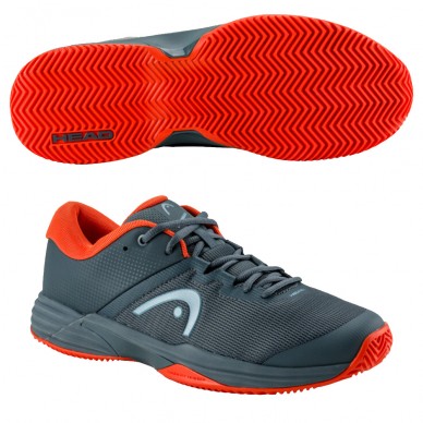 Head Revolt Evo 2.0 Clay dark grey orange 2024 padelskor