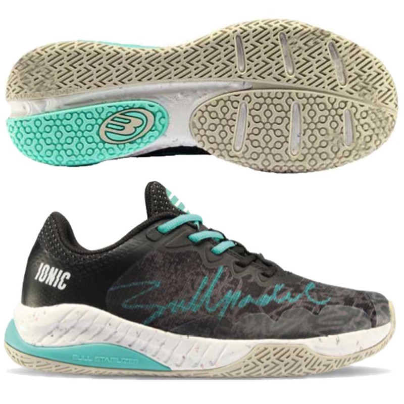 Bullpadel Ionic W 24V black turquoise 2024 padelskor Bullpadel Ionic W 24V black turquoise 2024 padelskor