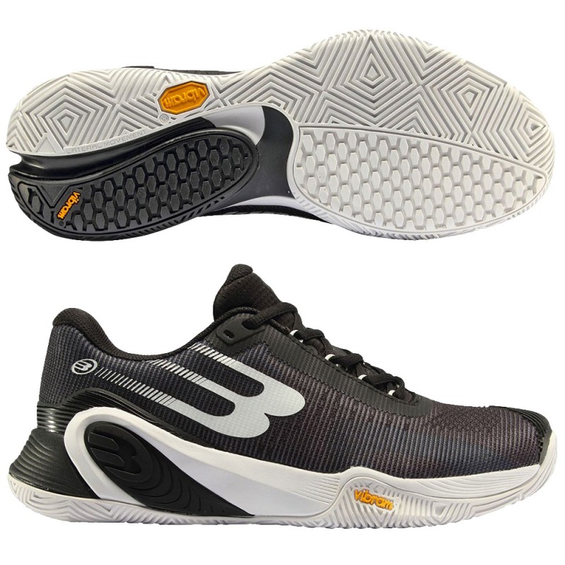 Bullpadel Hack Vibram 24V black 2024 padelskor Bullpadel Hack Vibram 24V black 2024 padelskor