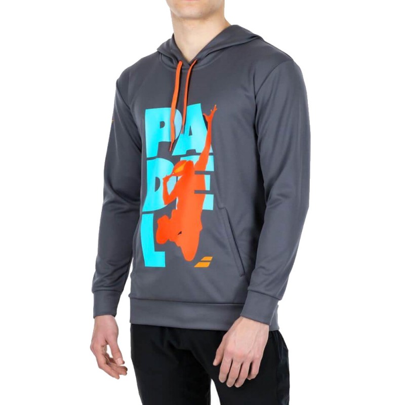 Babolat Padel Hood gråa sweatshirt Babolat Padel Hood gråa sweatshirt