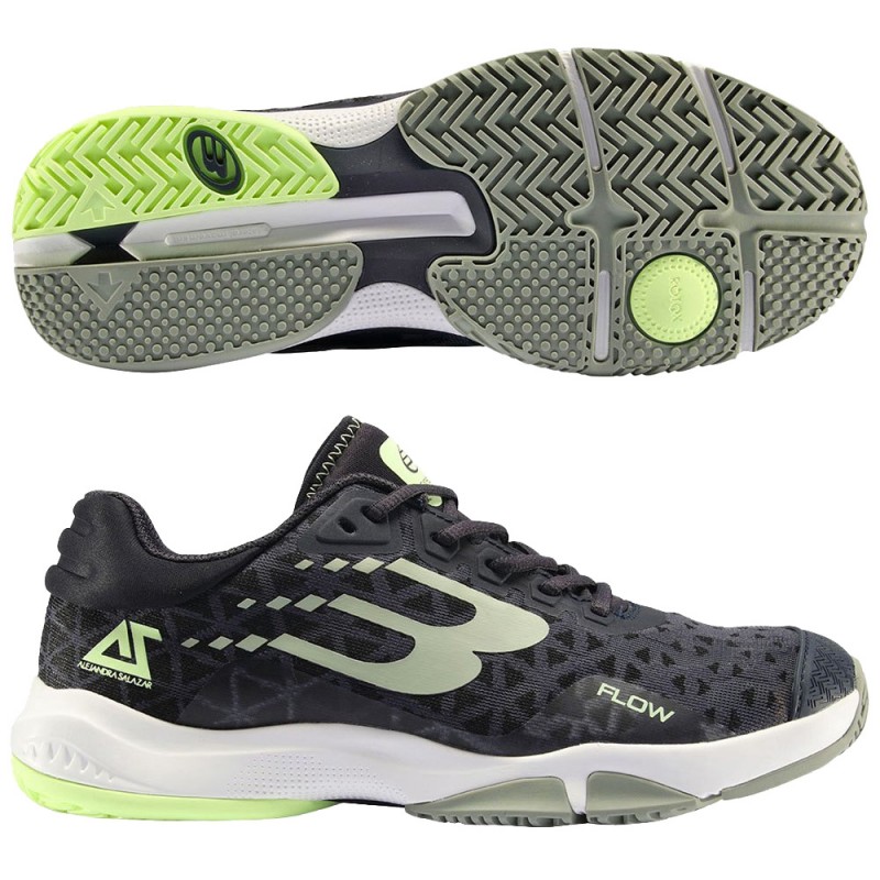 Bullpadel Flow 24V black eucalyptus 2024 padelskor Bullpadel Flow 24V black eucalyptus 2024 padelskor