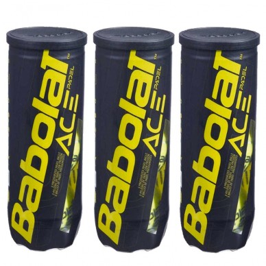 pack Babolat ACE Padel X3 3 Rör