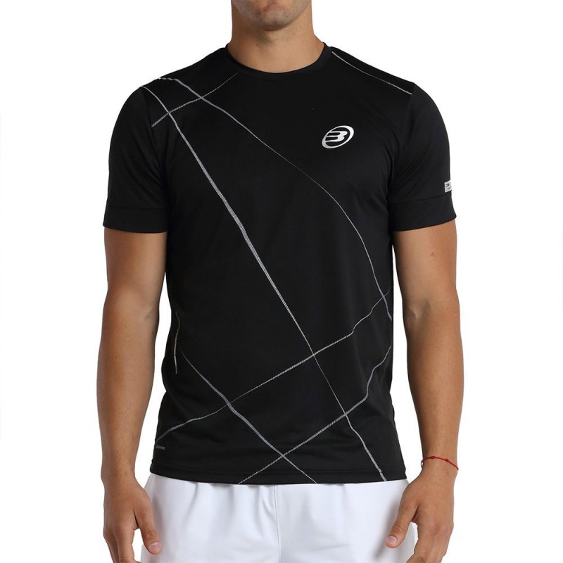 Bullpadel Aireo svart t-shirt Bullpadel Aireo svart t-shirt