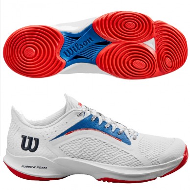 Wilson Hurakn 2.0 Woman white blue padelskor