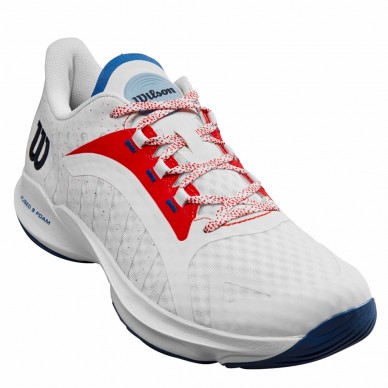 Wilson Hurakn Pro white red 2024 padelskor