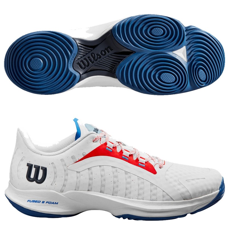 Wilson Hurakn Pro white red 2024 padelskor