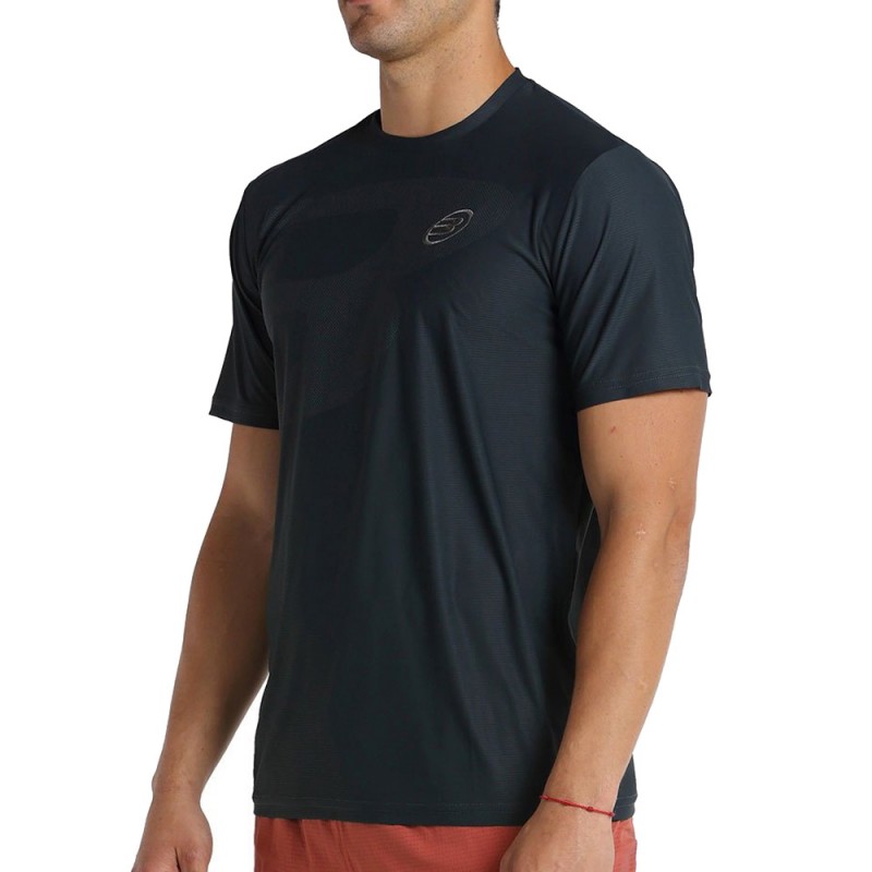 Bullpadel Unale skinande svart t-shirt Bullpadel Unale skinande svart t-shirt