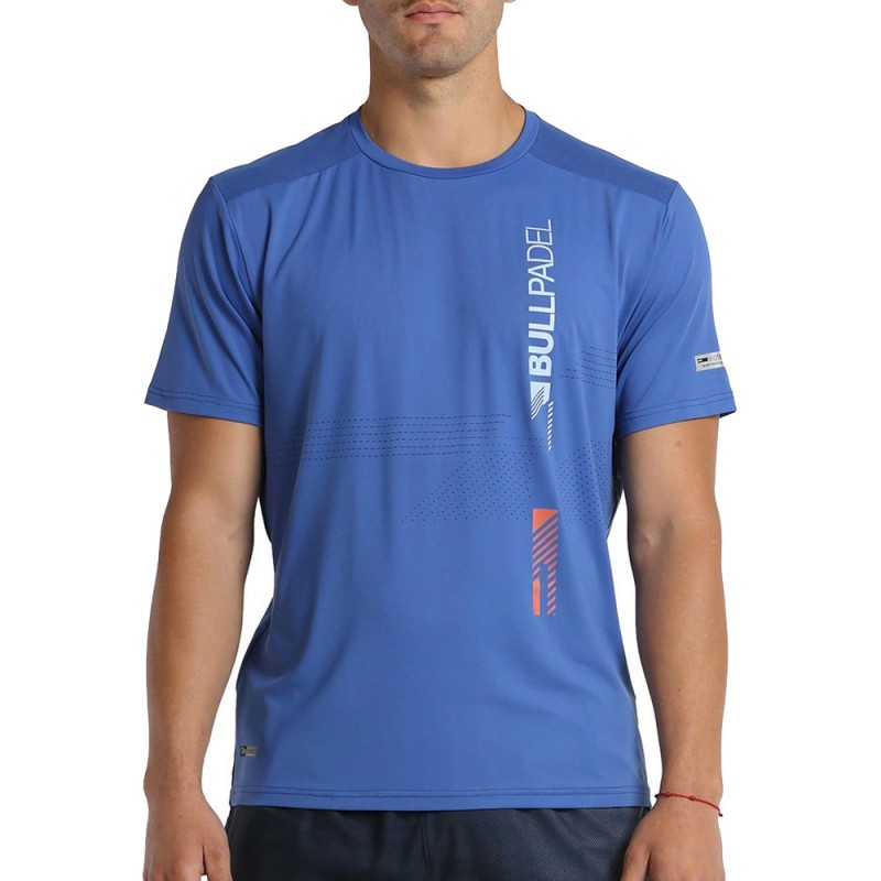 Bullpadel Adive intensivt blått t-shirt