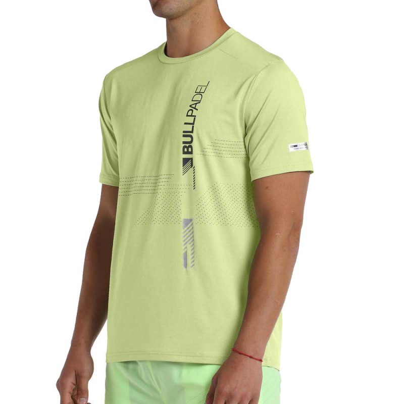Bullpadel Adive fluor svavelgul t-shirt Bullpadel Adive fluor svavelgul t-shirt