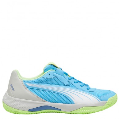 Puma NOVA Court luminous blue white gray 2024 padelskor