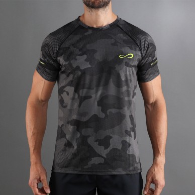 Endless Camo zwarte T-Shirt