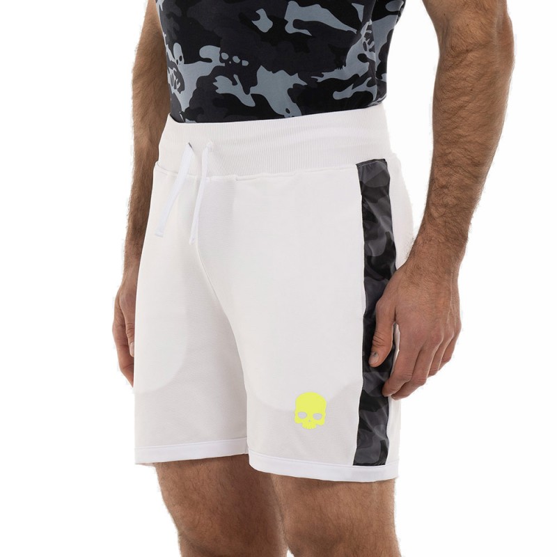 Hydrogen Camo Tech vitt fluorescerande gult short