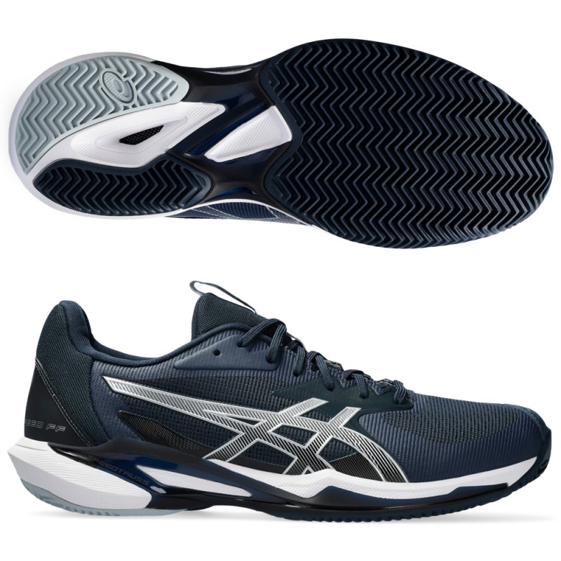 Asics Solution speed FF 3 Clay french blue pure silver 2024 padelskor Asics Solution speed FF 3 Clay french blue pure silver 2024 padelskor