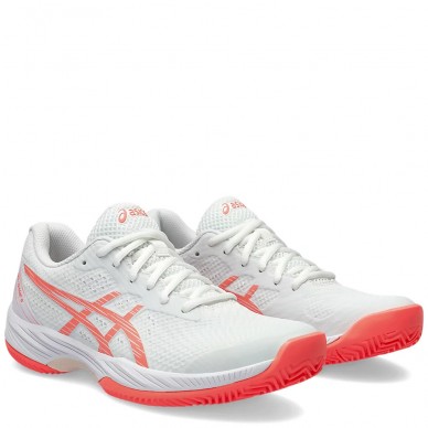 Asics Gel Game 9 Clay white sun coral 2024 padelsko