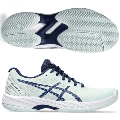 Asics Gel Game 9 Clay pale mint blue expanse 2024 padelsko