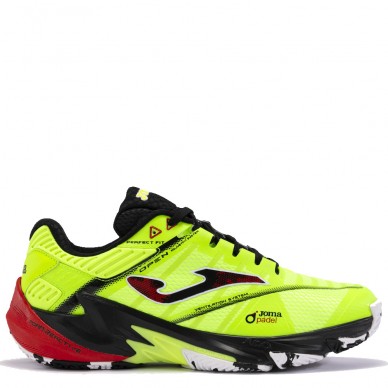 Joma Open Men 2411 yellow fluorine 2024 padelsko