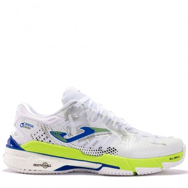 Joma Slam Men 2402 white yellow 2024 padelskor