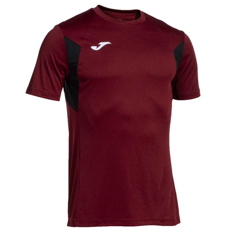 Joma Winner III vinröd svart t-shirt