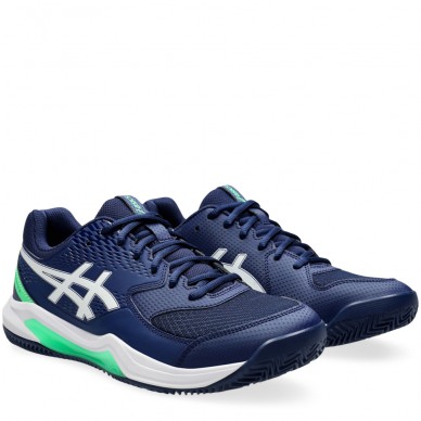 Asics Gel Dedicate 8 Clay blue expanse white 2024 padelskor