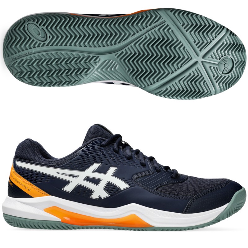 Asics Gel Dedicate 8 Padel midnight white 2024 padelskor Asics Gel Dedicate 8 Padel midnight white 2024 padelskor