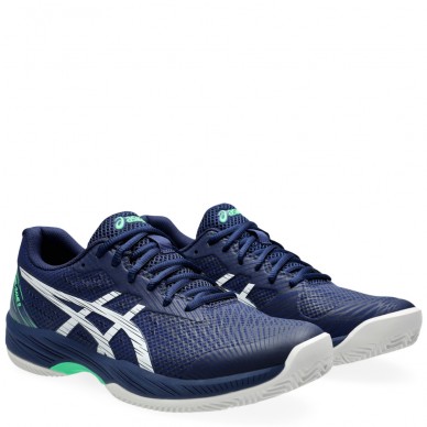 Asics Gel Game 9 Clay blue expanse white 2024 padelskor