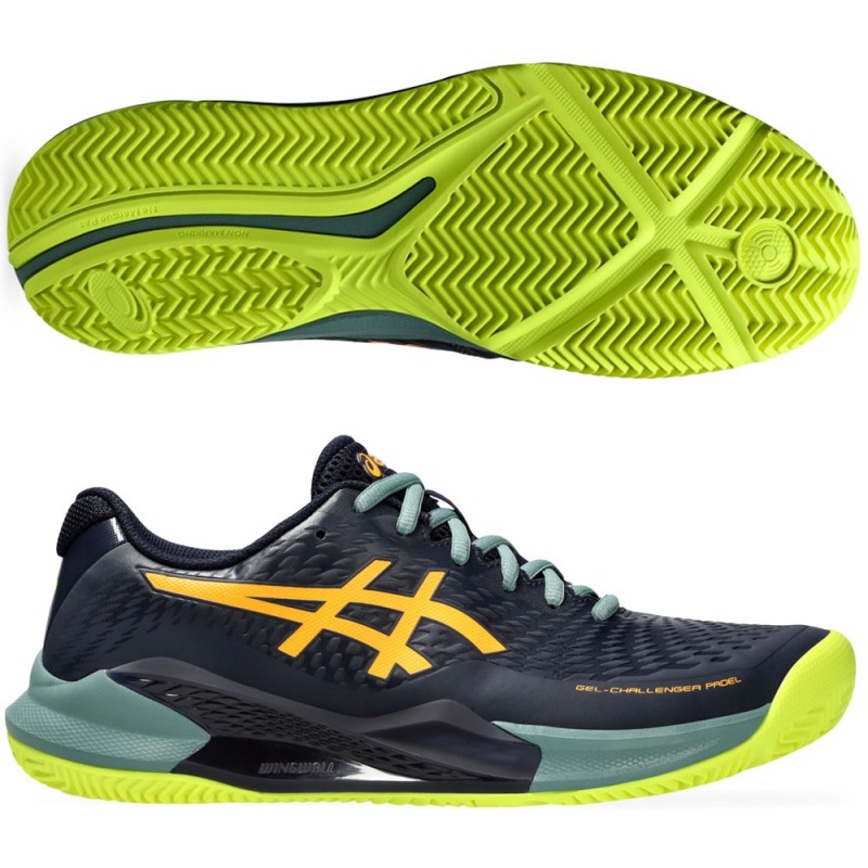 Asics Gel Challenger 14 Padel midnight stadium orange 2024 padelskor Asics Gel Challenger 14 Padel midnight stadium orange 2024 padelskor