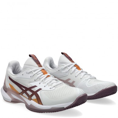 Asics Solution Speed FF 3 Clay white dusty mauve 2024 padelskor