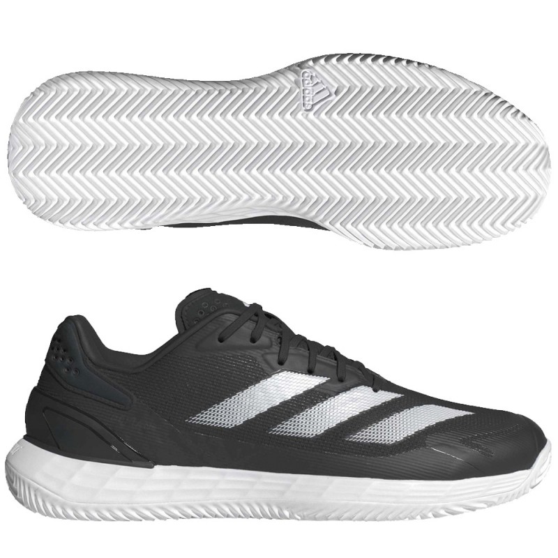 Adidas Defiant Speed 2 M Clay core black 2024 padelskor Adidas Defiant Speed 2 M Clay core black 2024 padelskor