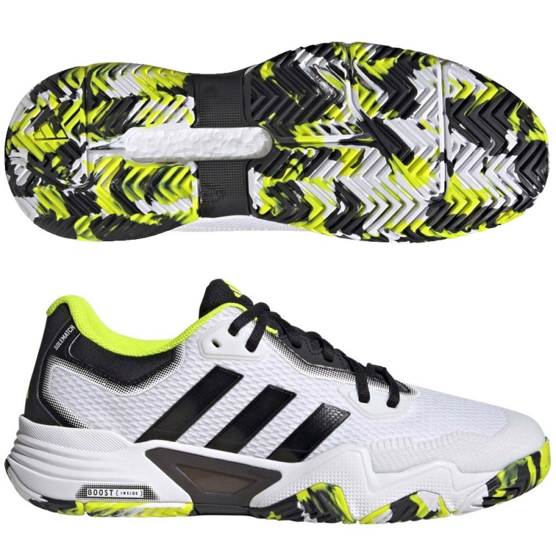Adidas Solematch Control 2 M Boost ftwr white 2024 padelskor Adidas Solematch Control 2 M Boost ftwr white 2024 padelskor