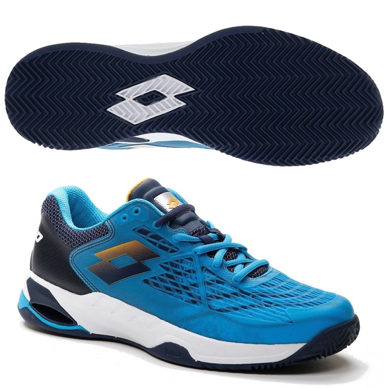 Lotto Mirage 100 Clay ocean blue 2024 padelskor Lotto Mirage 100 Clay ocean blue 2024 padelskor