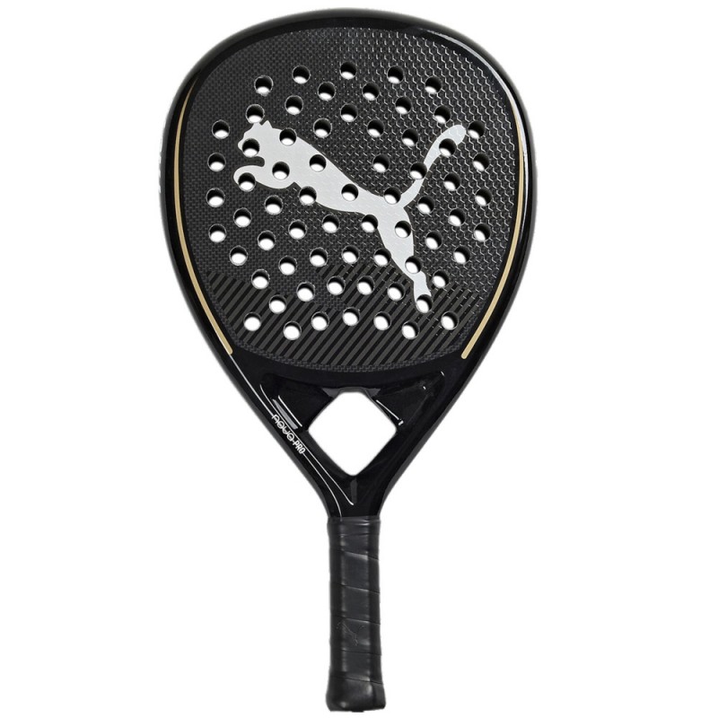 Puma Nova Padel Pro Hybrid vit guld 2024 Puma Nova Padel Pro Hybrid vit guld 2024