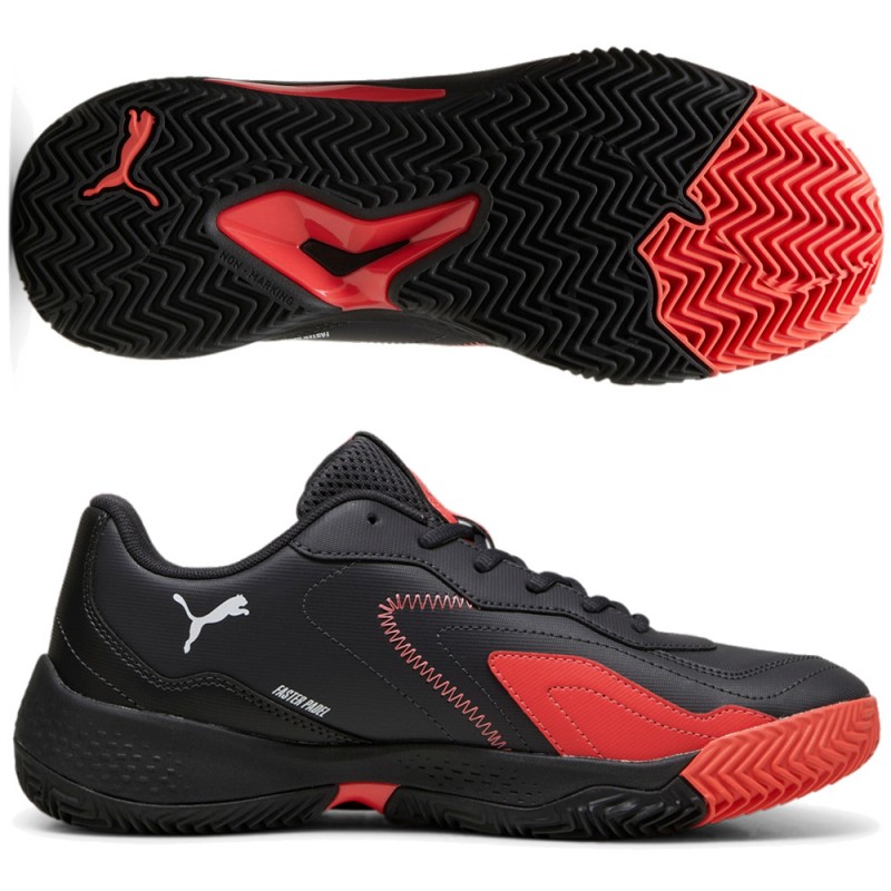 Puma Nova Smash grå 2024 padelskor Puma Nova Smash grå 2024 padelskor