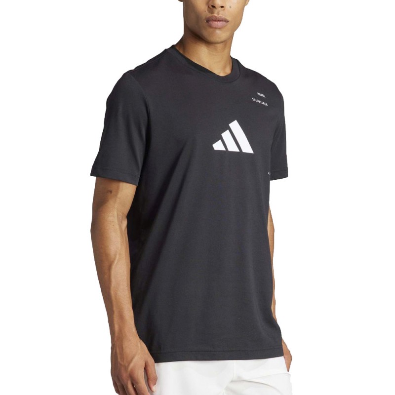 Adidas M Padel svart t-shirt Adidas M Padel svart t-shirt