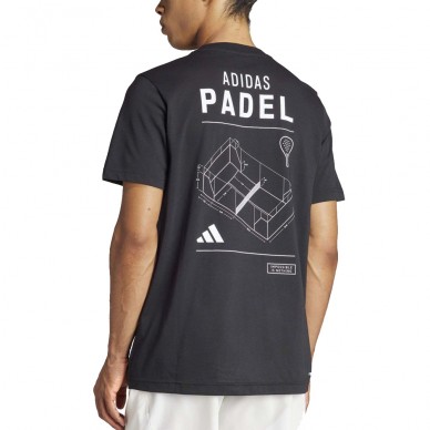 Adidas M Padel svart t-shirt