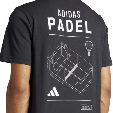 Adidas M Padel svart t-shirt
