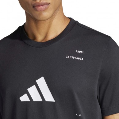 Adidas M Padel svart t-shirt
