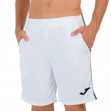 Short Joma Open III vit marinblå