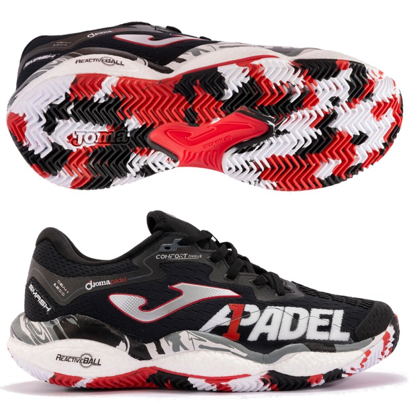 Joma Smash A1 2481 black 2024 padelskor Joma Smash A1 2481 black 2024 padelskor