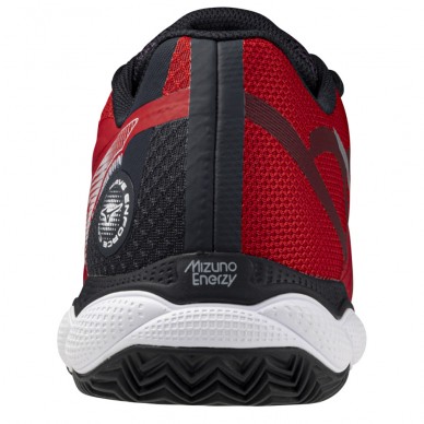 Mizuno Wave Enforce Court Padel salsa white vulcan 2024 padelskor
