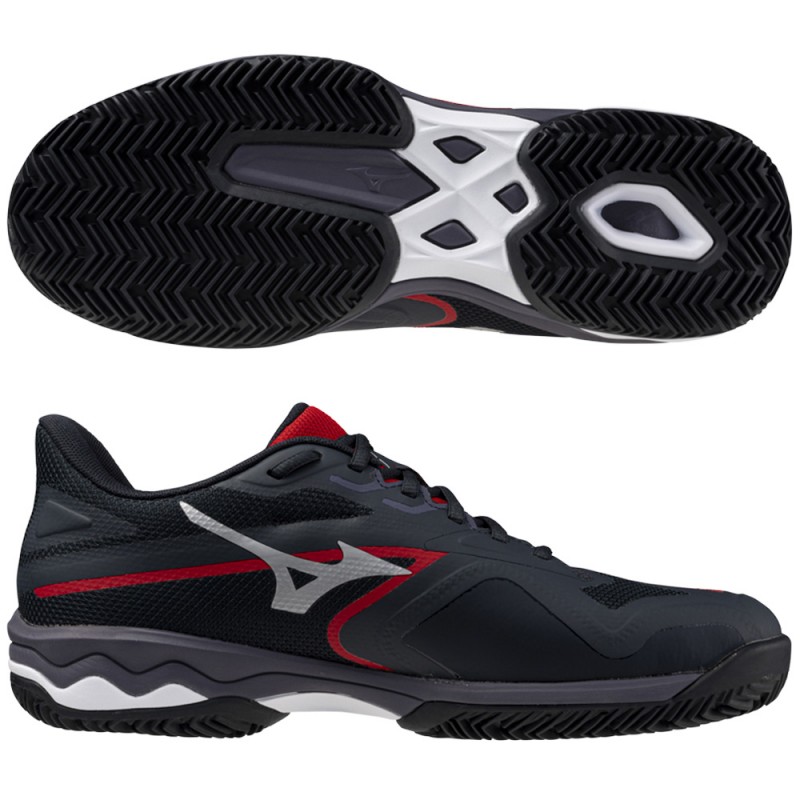Mizuno Wave Exceed Light Padel vulcan white salsa 2024 padelskor Mizuno Wave Exceed Light Padel vulcan white salsa 2024 padelskor