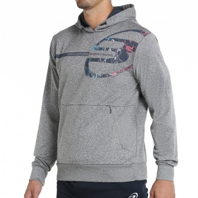 Bullpadel Baiona gråmelerad sweatshirt