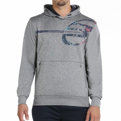 Bullpadel Baiona gråmelerad sweatshirt